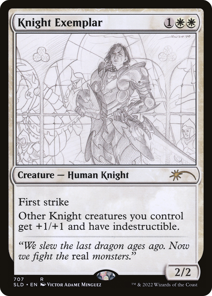 Knight Exemplar (707) [Secret Lair Drop Series] | Good Games Cannington