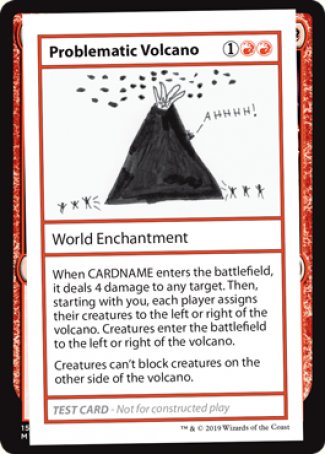 Problematic Volcano (2021 Edition) [Mystery Booster Playtest Cards] | Good Games Cannington