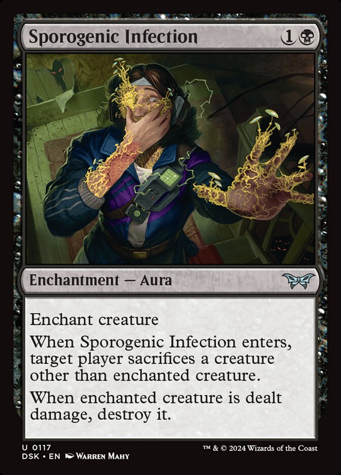 Sporogenic Infection 117/286 (Duskmourn: House of Horror)  - Foil | Good Games Cannington