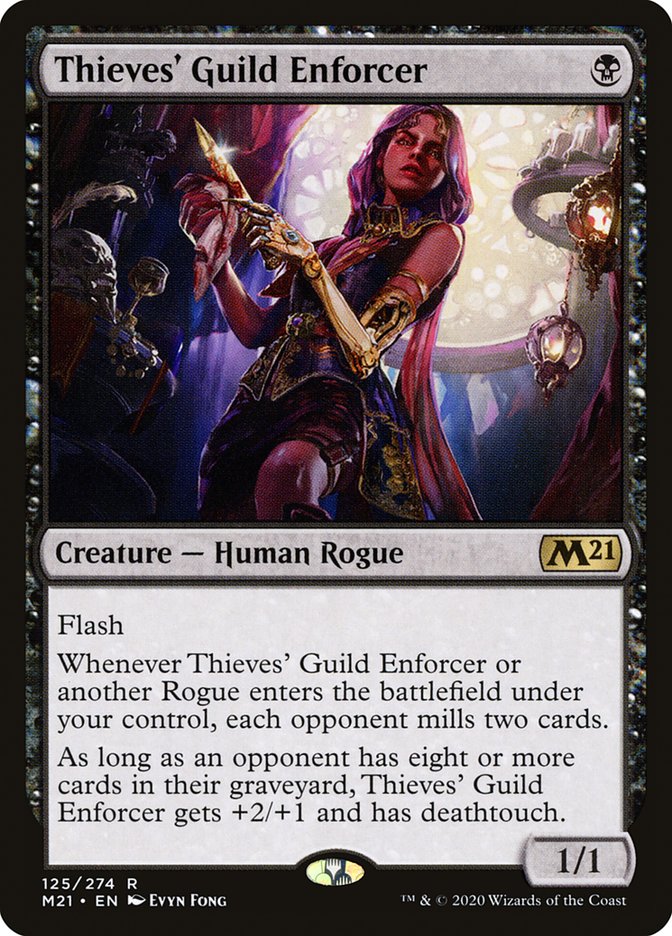 Thieves' Guild Enforcer 125 (Core Set 2021)  - Foil | Good Games Cannington