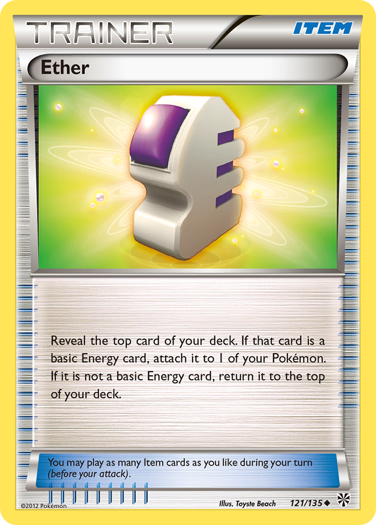 Ether (121/135) [Black & White: Plasma Storm] | Good Games Cannington