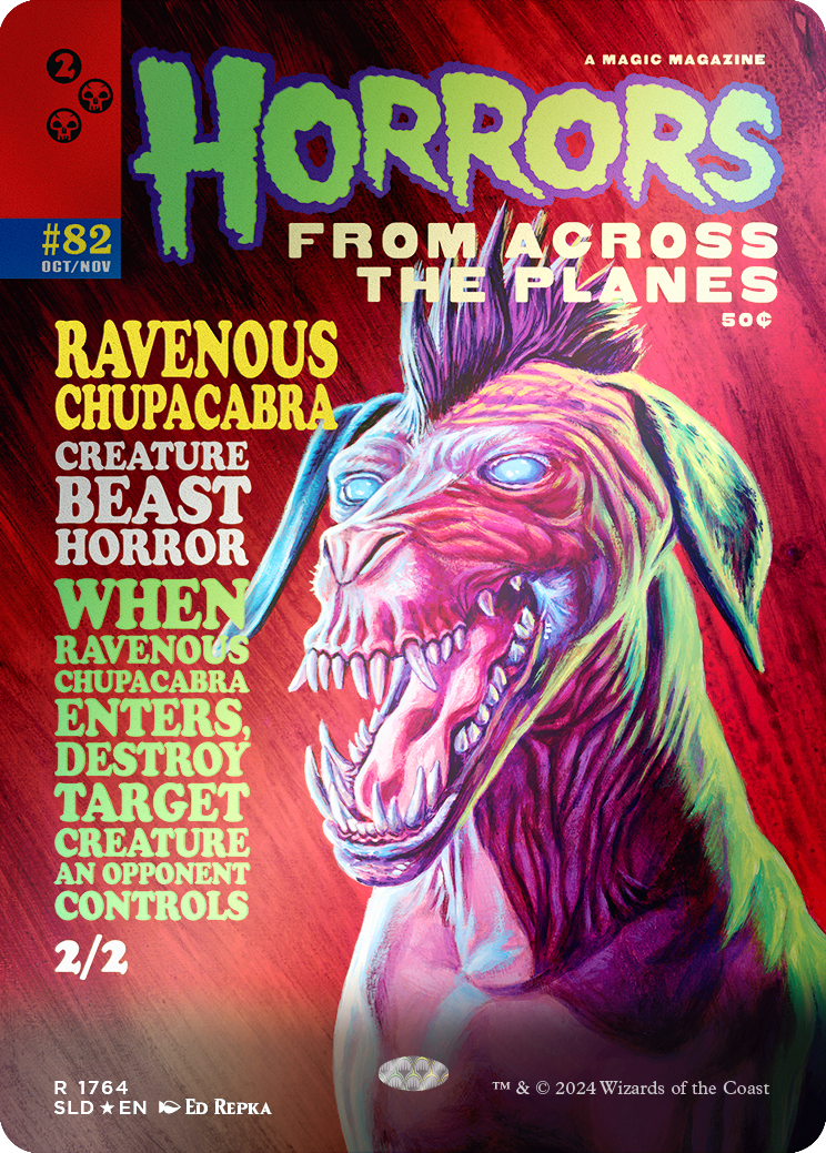 Ravenous Chupacabra (1764) (Rainbow Foil) [Secret Lair Drop Series] | Good Games Cannington