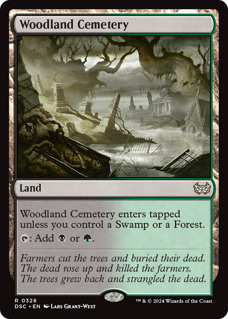 Woodland Cemetery [Duskmourn: House of Horror Commander] | Good Games Cannington