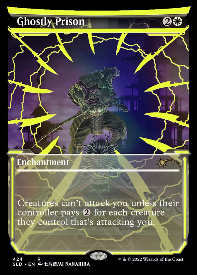 Ghostly Prison (Neon Ink Yellow) [Secret Lair Drop Series] | Good Games Cannington