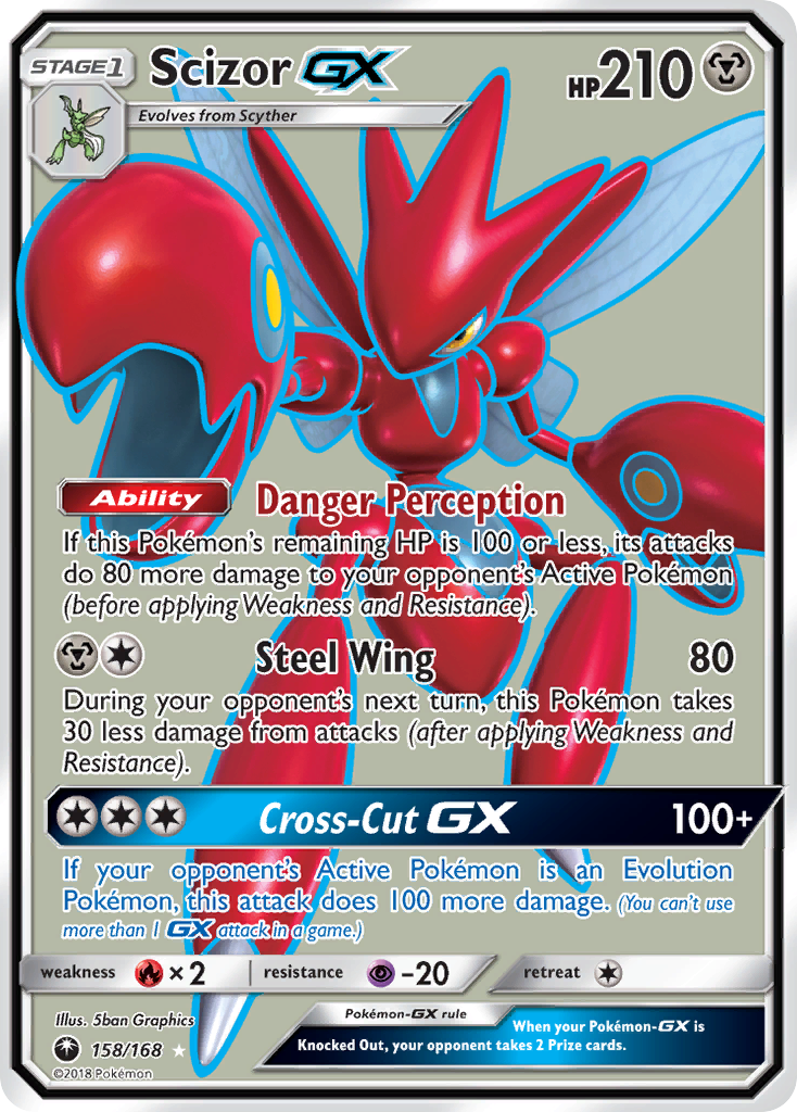 Scizor GX (158/168) [Sun & Moon: Celestial Storm] | Good Games Cannington
