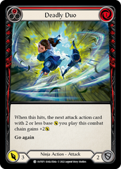 Deadly Duo (Red) [OUT071] (Outsiders)  Rainbow Foil | Good Games Cannington