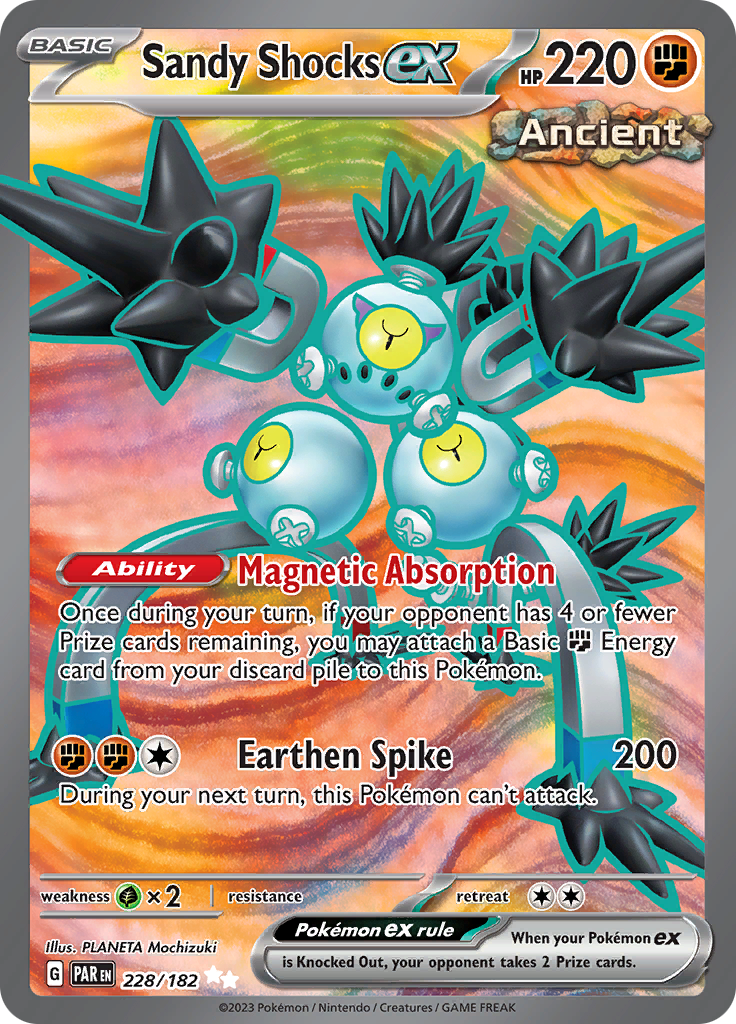 Sandy Shocks ex (228/182) [Scarlet & Violet: Paradox Rift] | Good Games Cannington