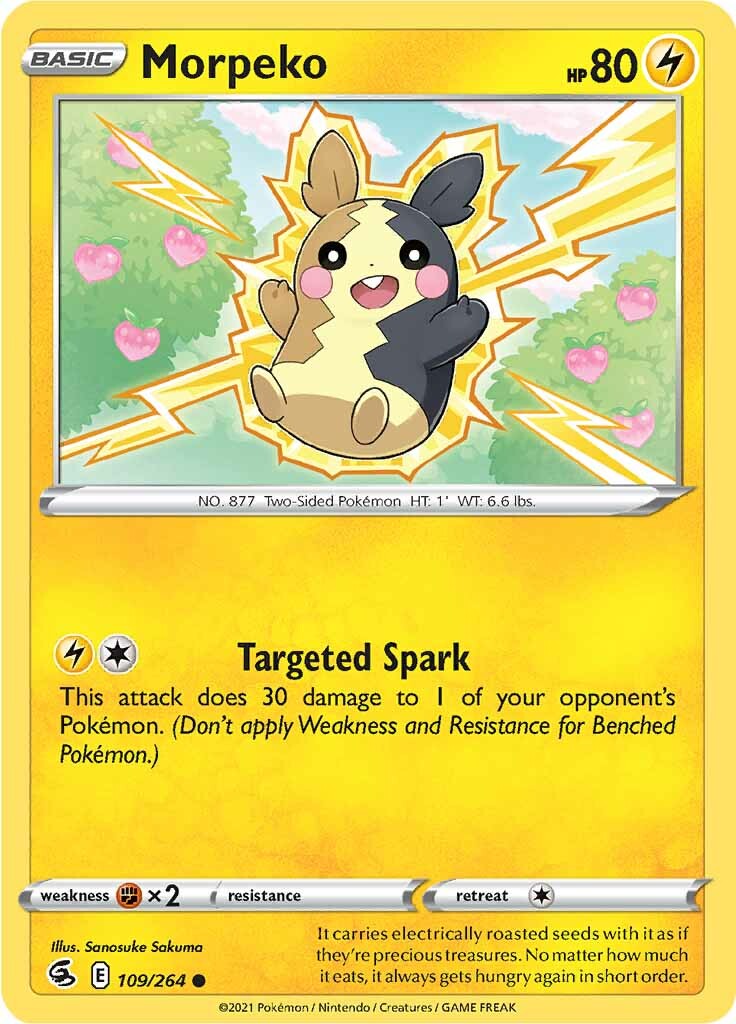 Morpeko (109/264) [Sword & Shield: Fusion Strike] | Good Games Cannington