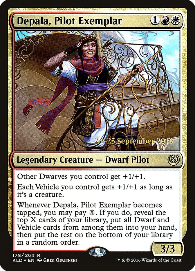 Depala, Pilot Exemplar [Kaladesh Prerelease Promos] | Good Games Cannington