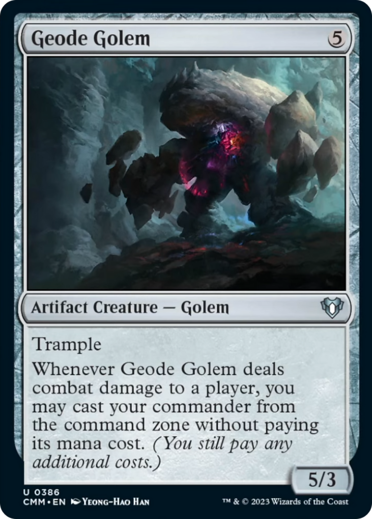 Geode Golem [Commander Masters] | Good Games Cannington