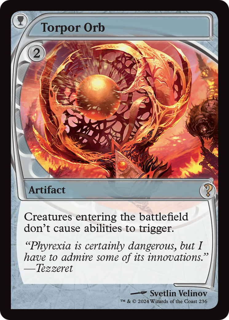 Torpor Orb (Future Sight) [Mystery Booster 2] | Good Games Cannington