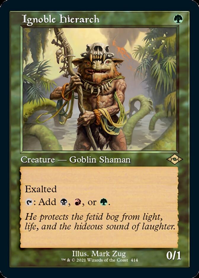 Ignoble Hierarch (Retro Foil Etched) [Modern Horizons 2] | Good Games Cannington