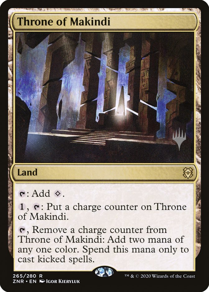 Throne of Makindi (Promo Pack) [Zendikar Rising Promos] | Good Games Cannington