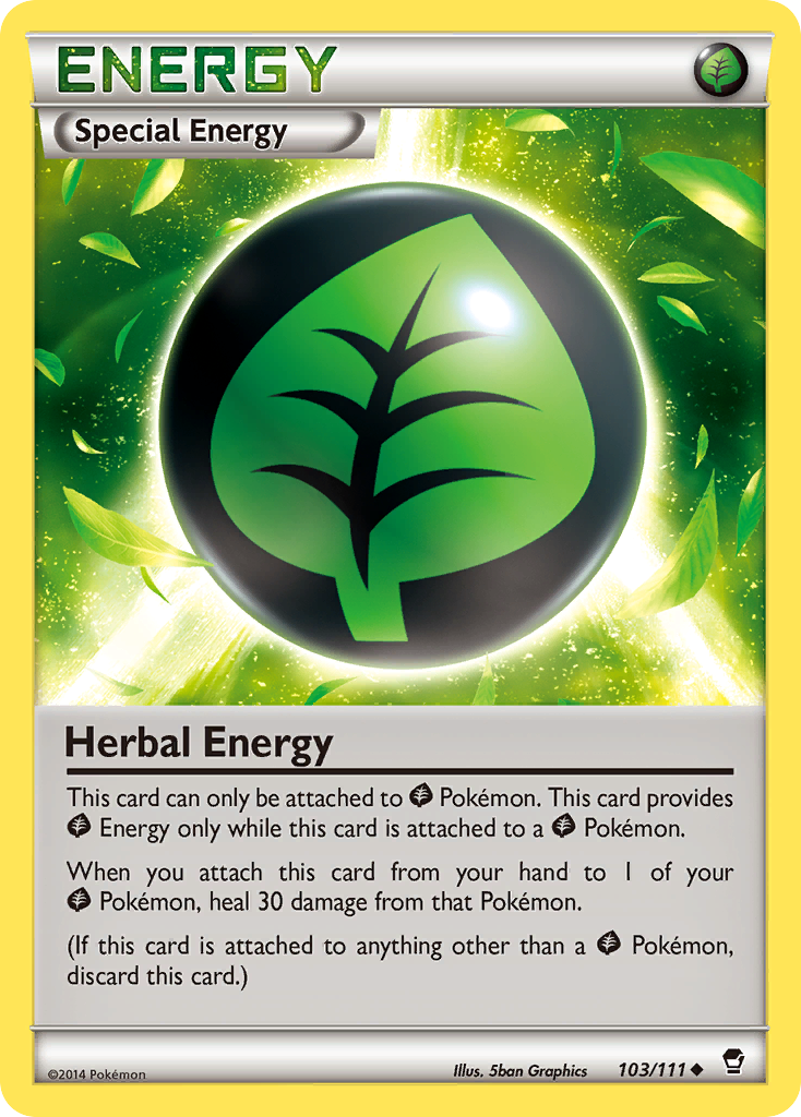 Herbal Energy (103/111) [XY: Furious Fists] | Good Games Cannington