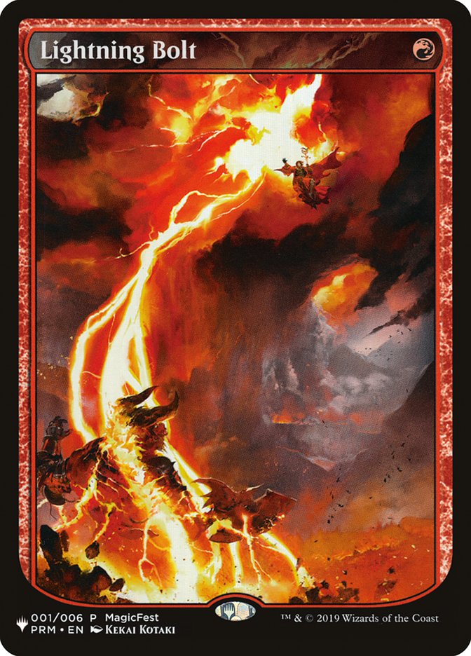 Lightning Bolt (001/006) [The List] | Good Games Cannington