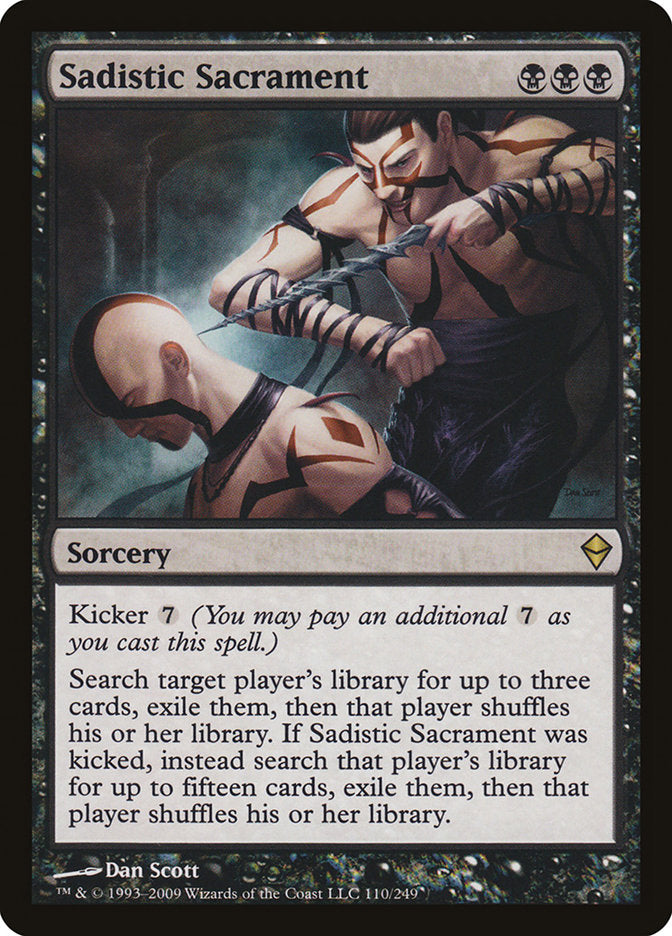 Sadistic Sacrament 110/249 (Zendikar)  | Good Games Cannington