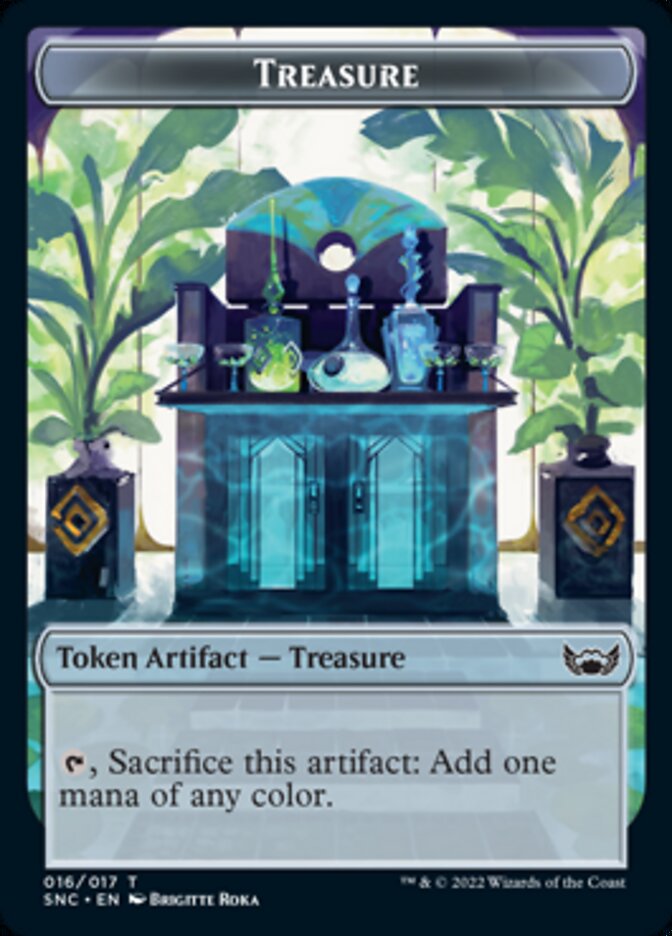 Treasure (016) // Citizen Double-Sided Token [Streets of New Capenna Tokens] | Good Games Cannington
