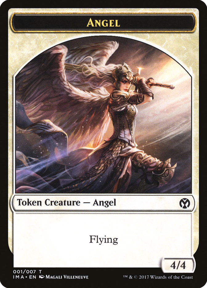 Angel Token [Iconic Masters Tokens] | Good Games Cannington