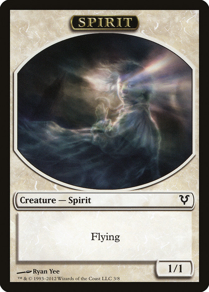 Spirit Token (3/8) [Avacyn Restored Tokens] | Good Games Cannington