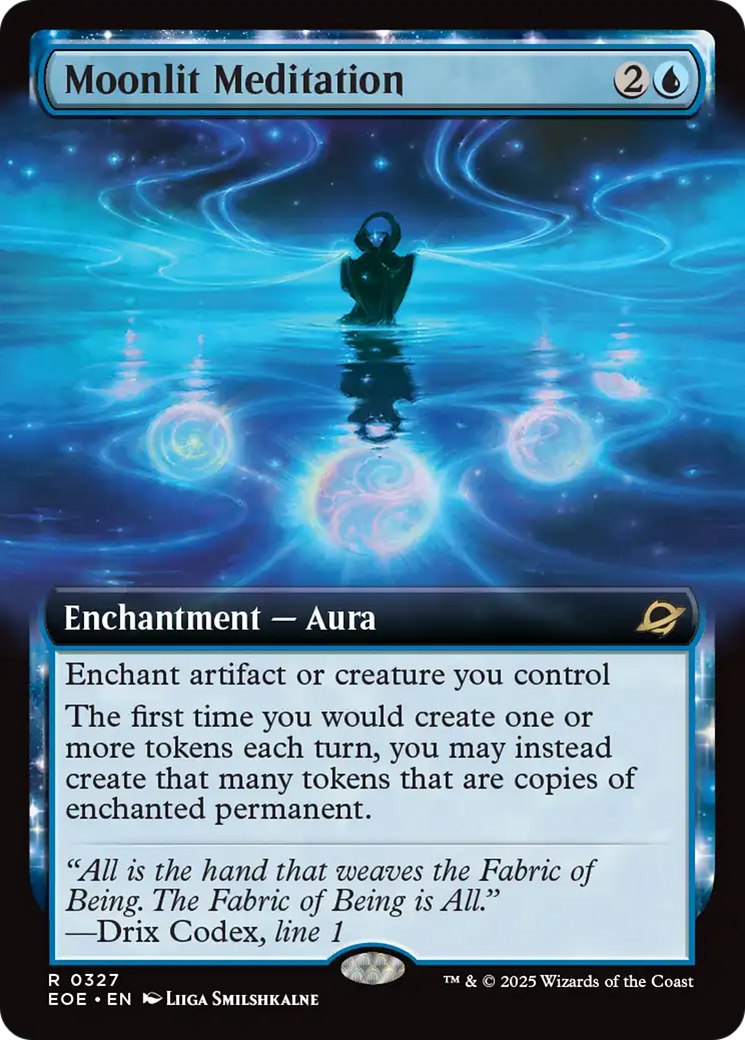 Moonlit Meditation (Extended Art) [Edge of Eternities] | Good Games Cannington