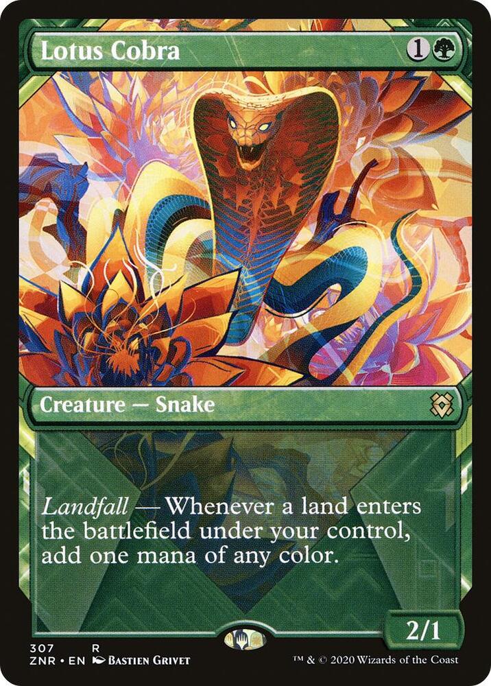 Lotus Cobra Showcase 307 (Zendikar Rising)  | Good Games Cannington