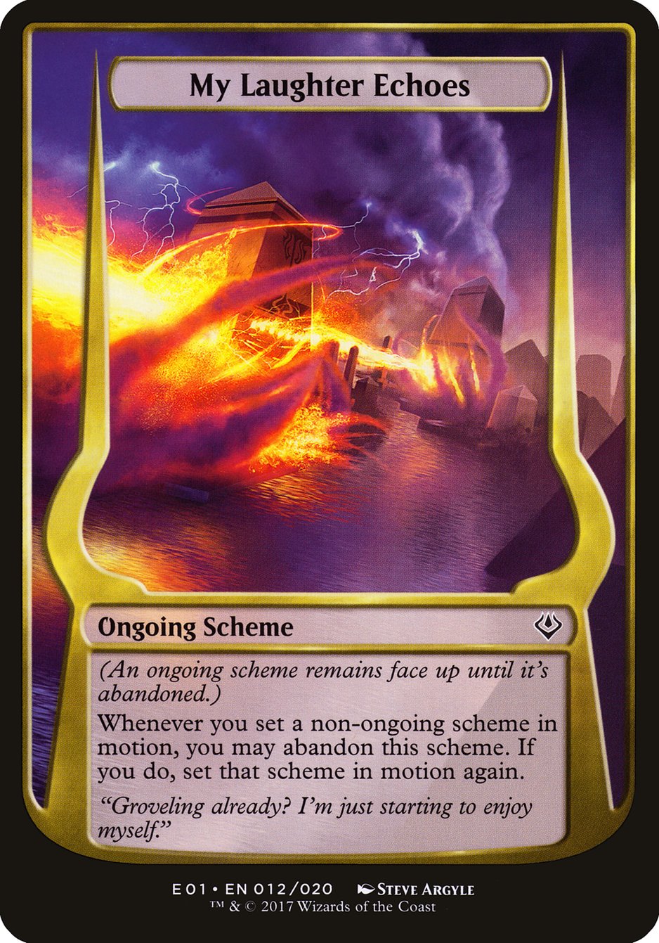 My Laughter Echoes (Schemes) [Archenemy: Nicol Bolas Schemes] | Good Games Cannington