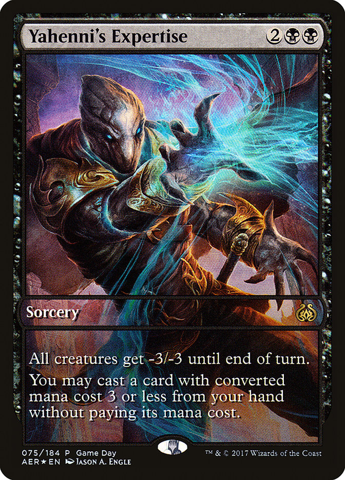 Yahenni's Expertise (Game Day) [Aether Revolt Promos] | Good Games Cannington