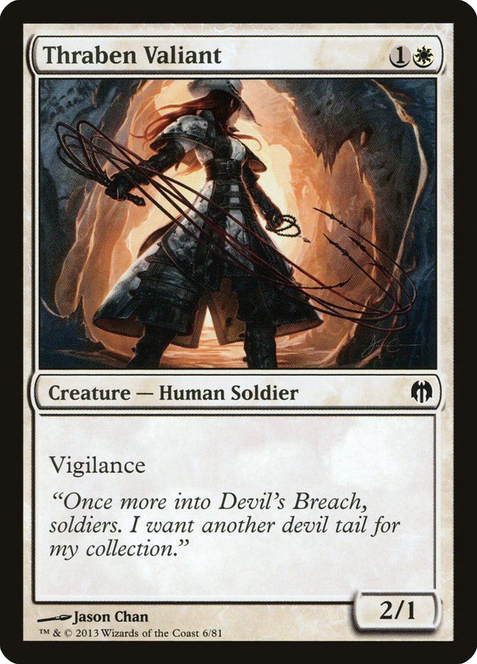 Thraben Valiant [Duel Decks: Heroes vs. Monsters] | Good Games Cannington