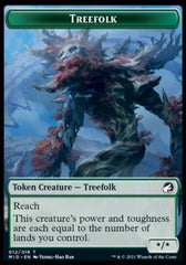 Clue // Treefolk Double-Sided Token [Innistrad: Midnight Hunt Tokens] | Good Games Cannington