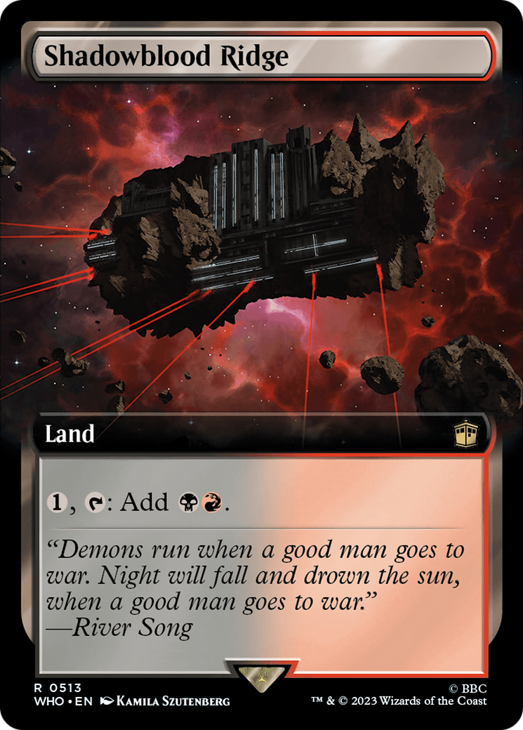 Shadowblood Ridge (Extended Art) [Doctor Who] | Good Games Cannington