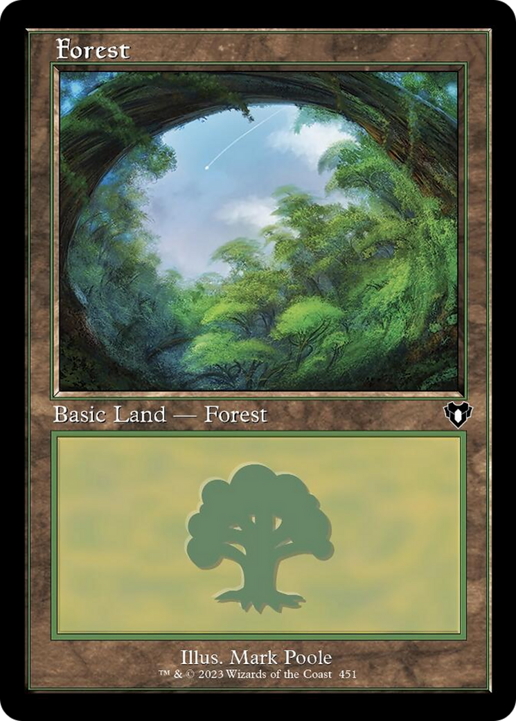 Forest (451) (Retro) [Commander Masters] | Good Games Cannington