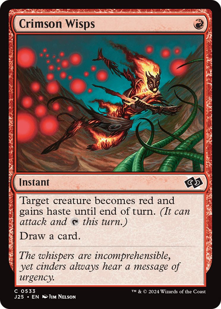 Crimson Wisps [Foundations Jumpstart] | Good Games Cannington