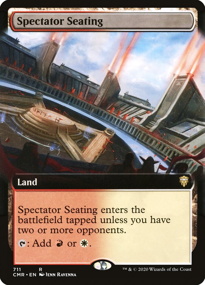 Spectator Seating (Extended Art) [Commander Legends] | Good Games Cannington