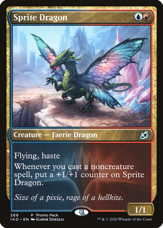 Sprite Dragon (Promo Pack) [Ikoria: Lair of Behemoths Promos] | Good Games Cannington