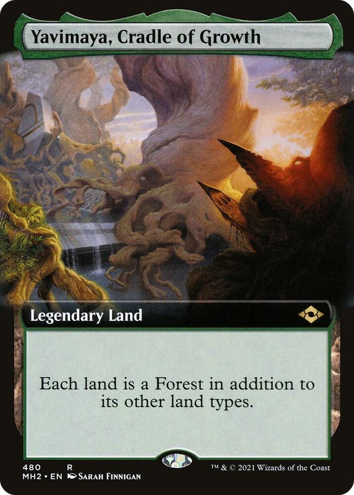 Yavimaya Cradle of Growth Extended Art 480 (Modern Horizons 2)  | Good Games Cannington