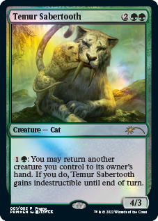 Temur Sabertooth [Year of the Tiger 2022] | Good Games Cannington
