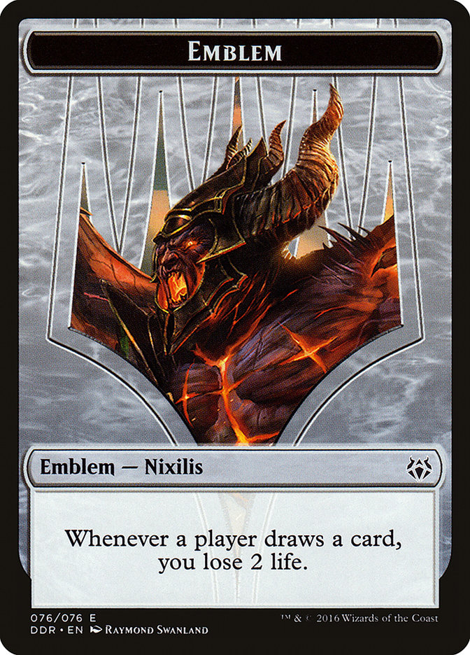 Ob Nixilis Reignited Emblem [Duel Decks: Nissa vs. Ob Nixilis] | Good Games Cannington
