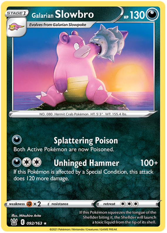 Galarian Slowbro (092/163) [Sword & Shield: Battle Styles] | Good Games Cannington