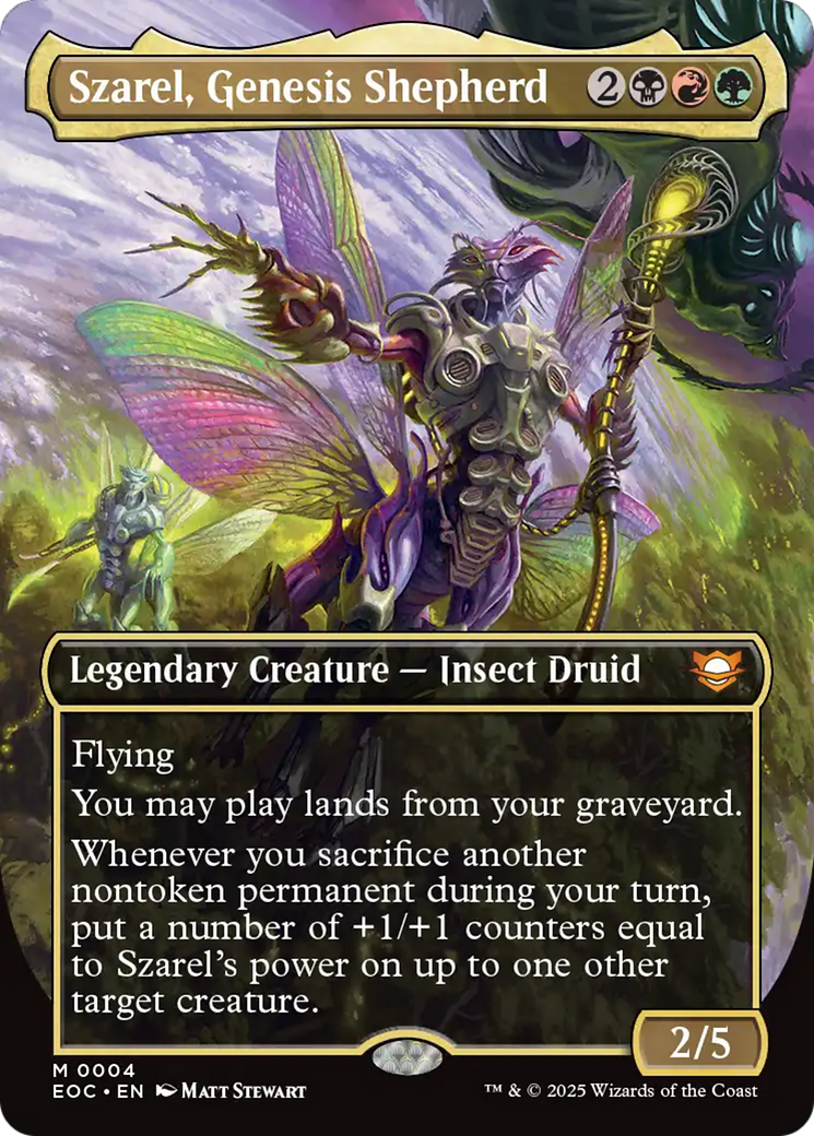 Szarel, Genesis Shepherd (Borderless) [Edge of Eternities Commander] | Good Games Cannington