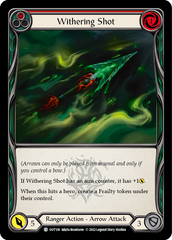 Withering Shot (Red) [OUT136] (Outsiders)  Rainbow Foil | Good Games Cannington