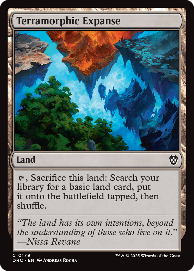 Terramorphic Expanse [Aetherdrift Commander] | Good Games Cannington
