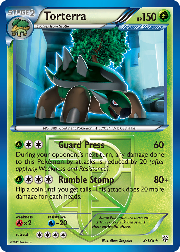 Torterra (3/135) [Black & White: Plasma Storm] | Good Games Cannington