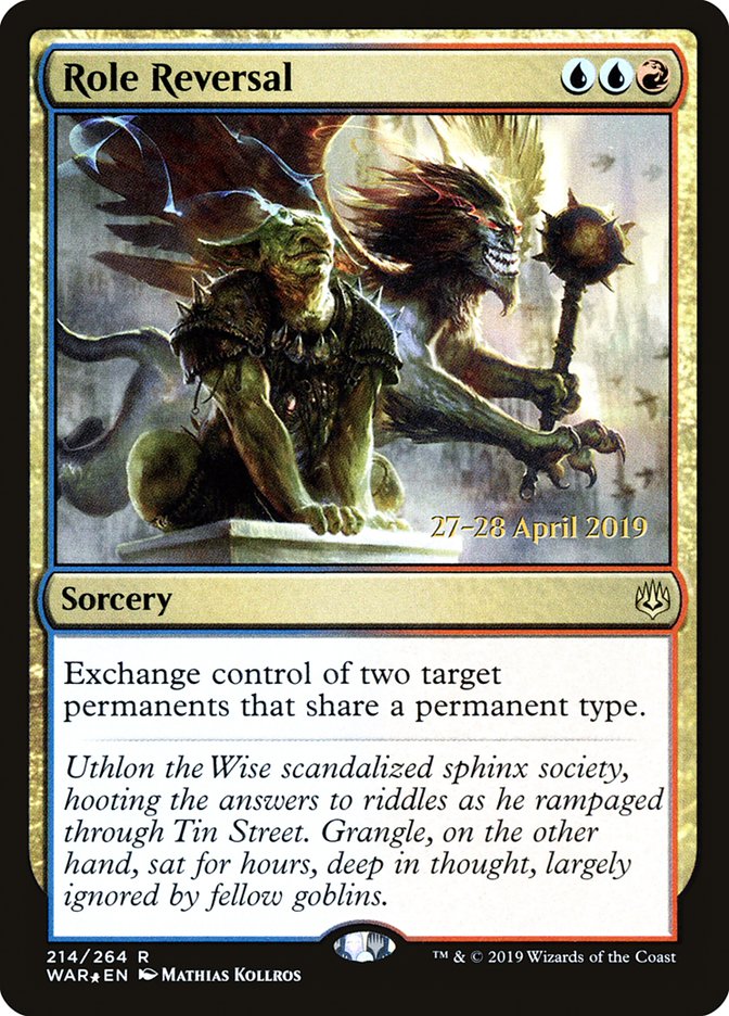 Role Reversal [War of the Spark Prerelease Promos] | Good Games Cannington