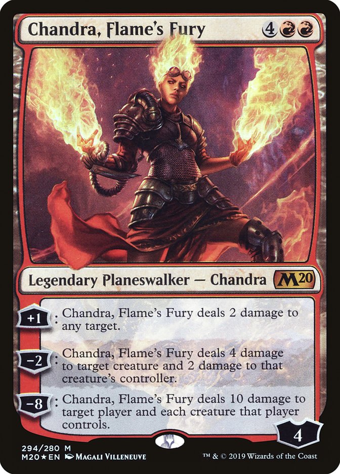 Chandra, Flame's Fury 294/280 (Core Set 2020)  - Foil | Good Games Cannington