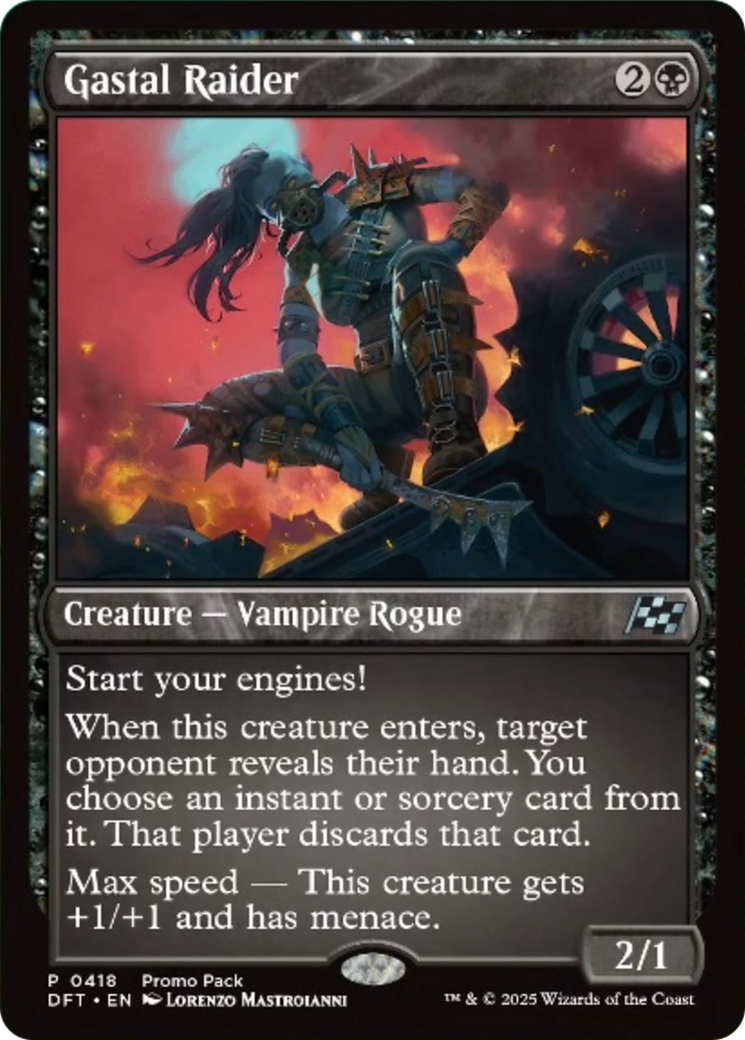 Gastal Raider (Promo Pack) [Aetherdrift Promos] | Good Games Cannington