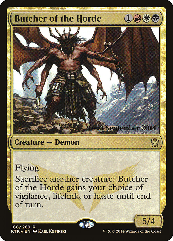 Butcher of the Horde [Khans of Tarkir Prerelease Promos] | Good Games Cannington