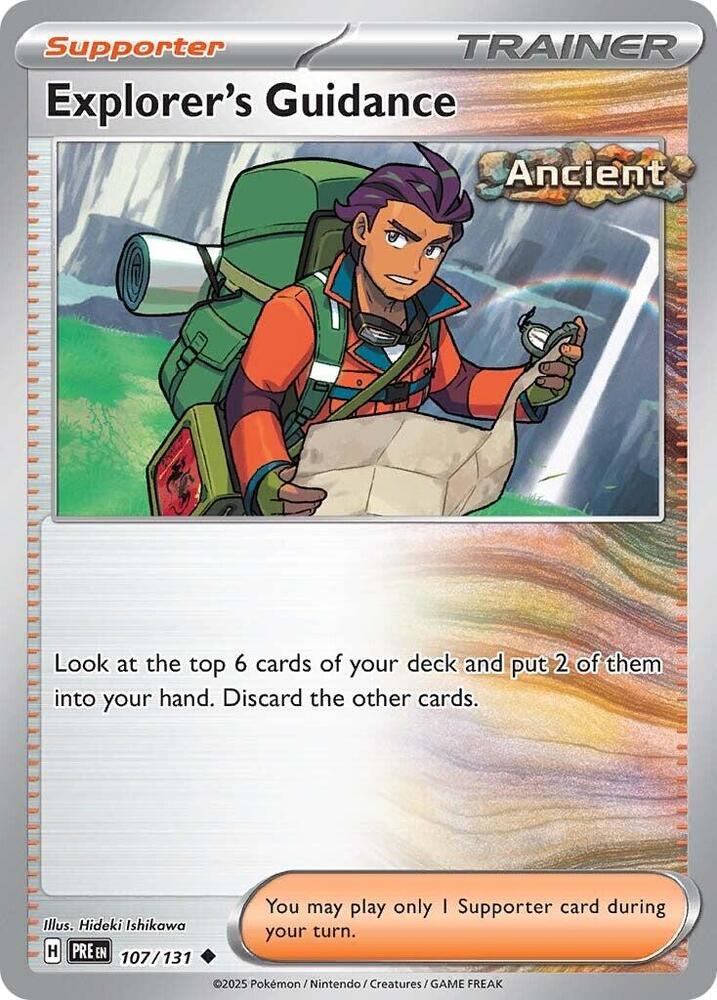 Explorer's Guidance (107/131) [Scarlet & Violet: Prismatic Evolutions] | Good Games Cannington