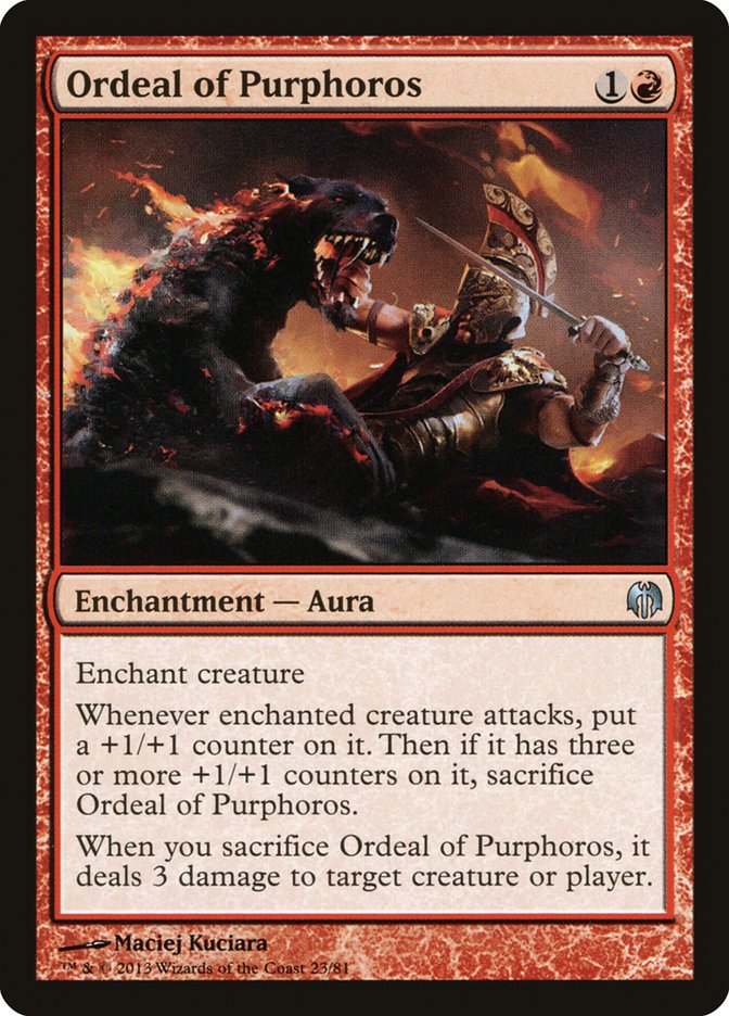 Ordeal of Purphoros [Duel Decks: Heroes vs. Monsters] | Good Games Cannington