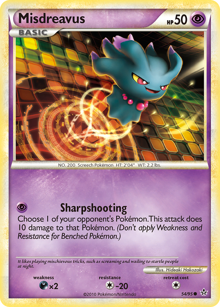 Misdreavus (54/95) [HeartGold & SoulSilver: Unleashed] | Good Games Cannington