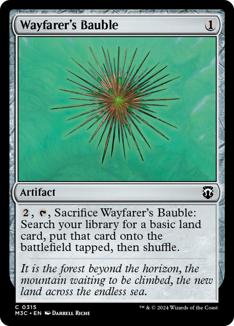 Wayfarer's Bauble (Ripple Foil) [Modern Horizons 3 Commander] | Good Games Cannington